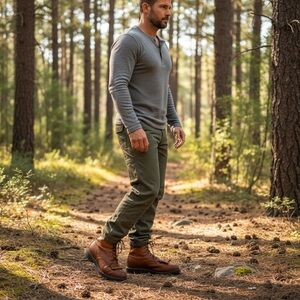 Ariat Cascade 37180 Size 12 D Brown Leather Lace Up Steel Toe Work Boots Oil Res